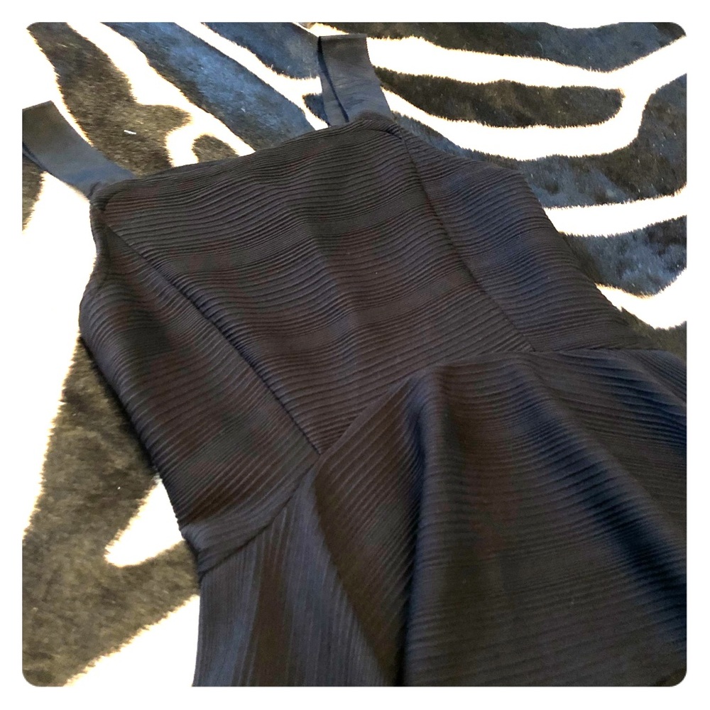 Anthropologie Black Peplum Tank